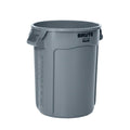 Rubbermaid Commercial Vented BRUTE Utility Container - 55 Gallon (208.2 L) Black