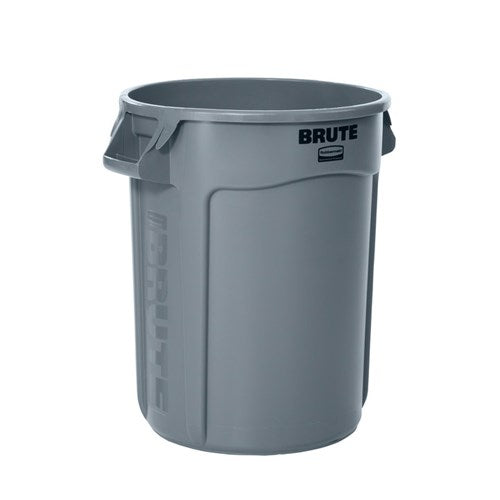 Rubbermaid Commercial Vented BRUTE Utility Container - 55 Gallon (208.2 L) Black