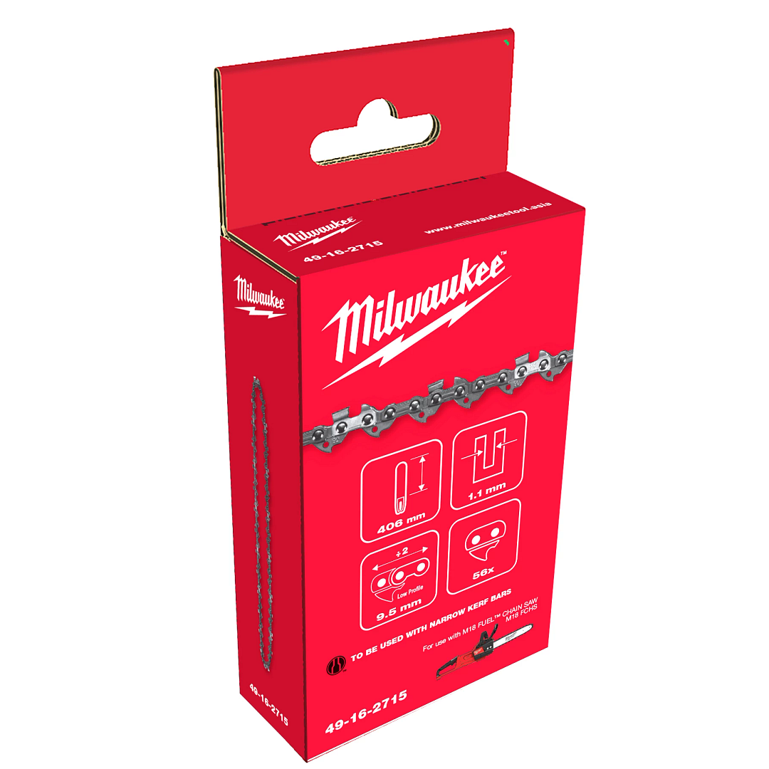 Milwaukee M18 FCHS 406 mm Saw Chain M18 FCHS 전용 406 mm 체인