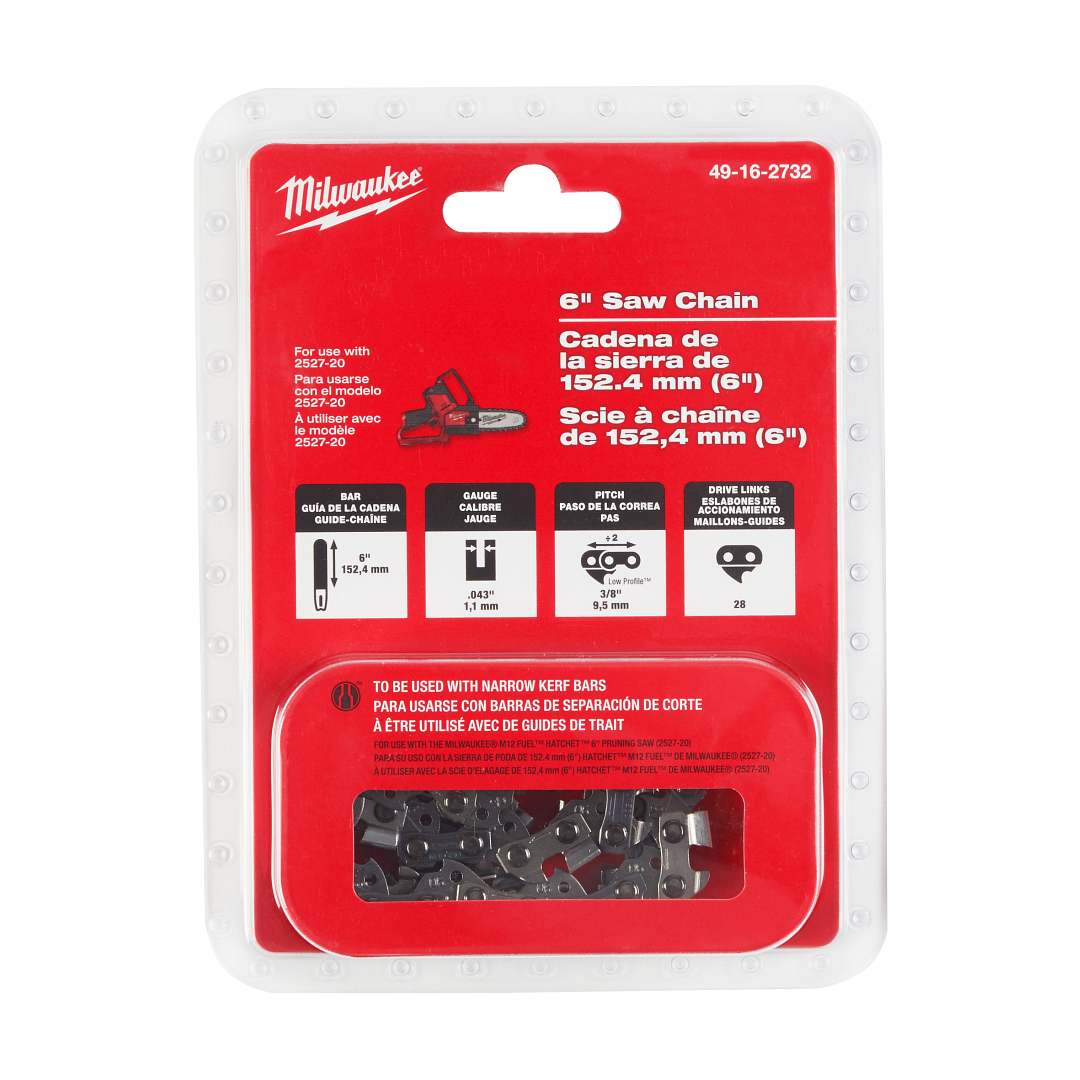 Milwaukee M18 FCHS 406 mm Saw Chain M18 FCHS 전용 406 mm 체인