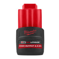Milwaukee M12 High Output 2.5Ah Battery M12 HB2.5