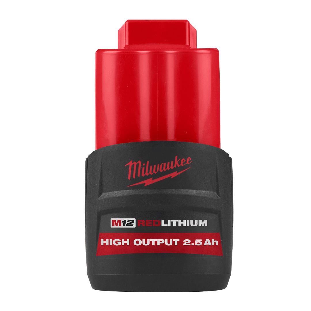 Milwaukee M12 High Output 2.5Ah Battery M12 HB2.5