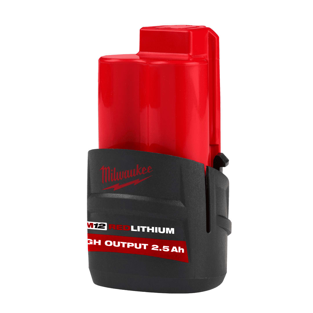 Milwaukee M12 High Output 2.5Ah Battery M12 HB2.5