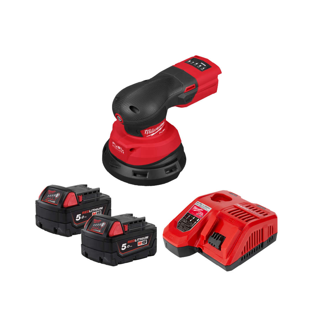 Milwaukee M18 FUEL 125mm Random Orbit Sander M18 FROS125-502X / M18 FROS125-0X0