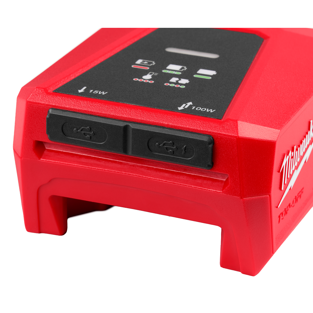 Milwaukee M18 Top Off Mini USB C Charger M18 TC-0
